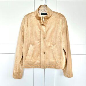 Zara Faux Suede Jacket - Size Small
